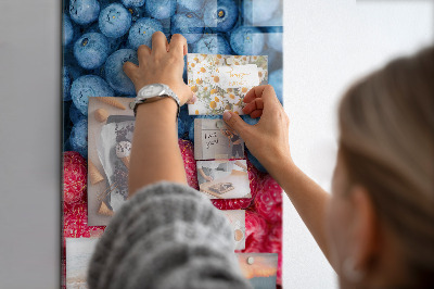 Quadro magnético decorativo Mirtilos e framboesas