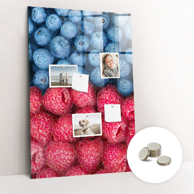 Quadro magnético decorativo Mirtilos e framboesas