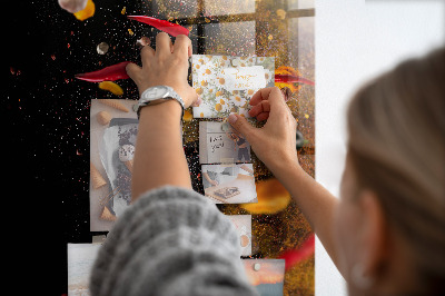 Quadro magnético Uma explosão de sabores