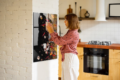 Quadro magnético Uma explosão de sabores