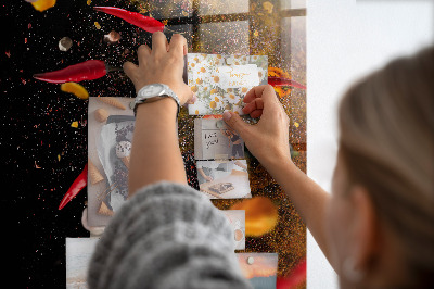 Quadro magnético Uma explosão de sabores