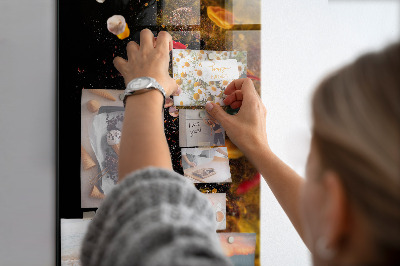 Quadro magnético Uma explosão de sabores