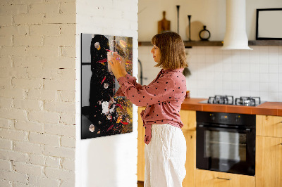 Quadro magnético Uma explosão de sabores