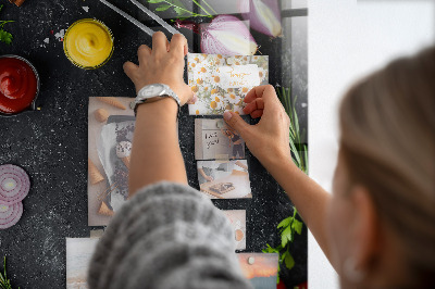 Lousa de vidro magnética Ingredientes da pizza