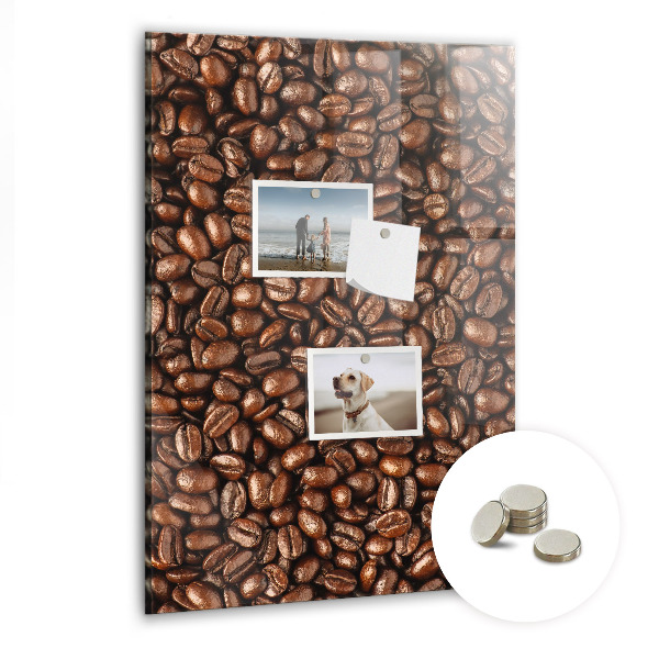 Quadro magnético decorativo Grãos de café