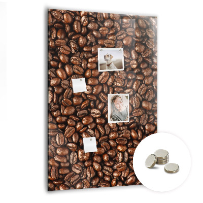 Quadro magnético decorativo Grãos de café