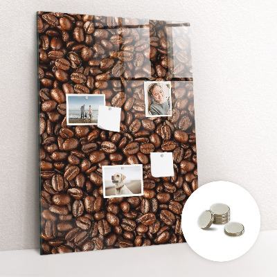 Quadro magnético decorativo Grãos de café