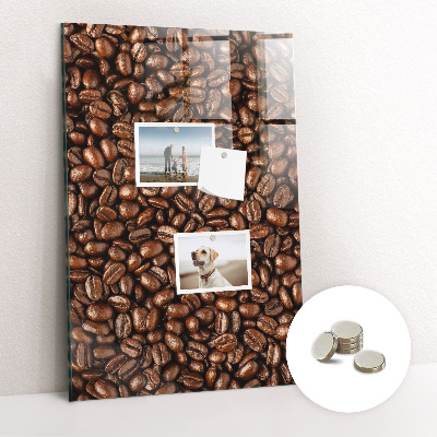Quadro magnético decorativo Grãos de café