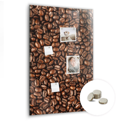 Quadro magnético decorativo Grãos de café