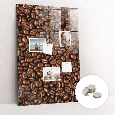 Quadro magnético decorativo Grãos de café