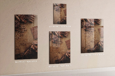 Quadro magnético Barras de chocolate