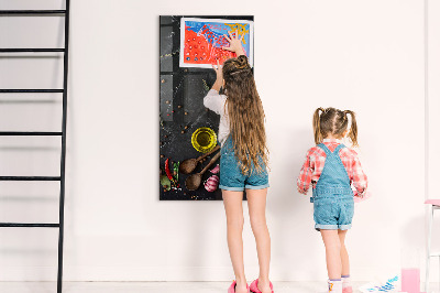 Quadro magnético decorativo Composição de especiarias