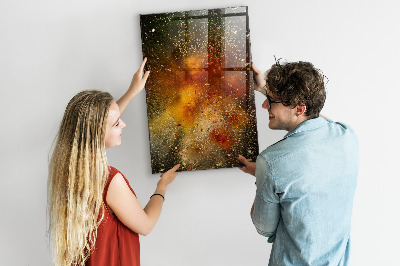 Lousa de vidro magnética Uma explosão de sabor