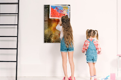 Lousa de vidro magnética Uma explosão de sabor