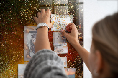 Lousa de vidro magnética Uma explosão de sabor