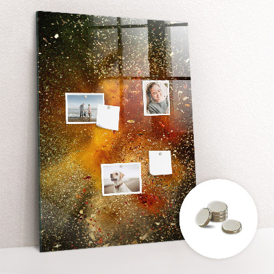 Lousa de vidro magnética Uma explosão de sabor