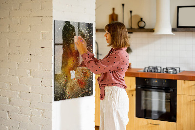 Lousa de vidro magnética Uma explosão de sabor