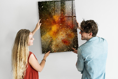 Lousa de vidro magnética Uma explosão de sabor