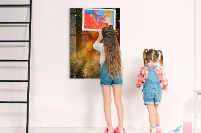 Lousa de vidro magnética Uma explosão de sabor