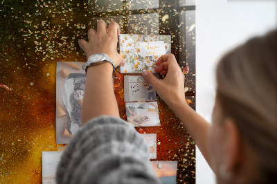 Lousa de vidro magnética Uma explosão de sabor