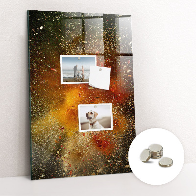 Lousa de vidro magnética Uma explosão de sabor