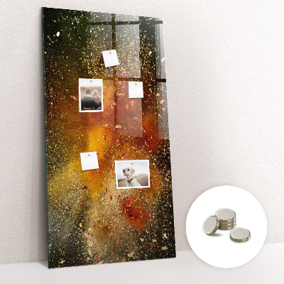 Lousa de vidro magnética Uma explosão de sabor