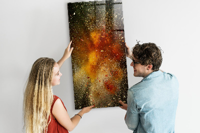 Lousa de vidro magnética Uma explosão de sabor