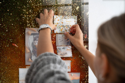 Lousa de vidro magnética Uma explosão de sabor