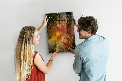 Lousa de vidro magnética Uma explosão de sabor