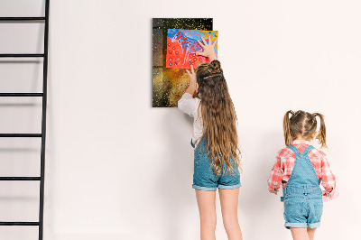 Lousa de vidro magnética Uma explosão de sabor