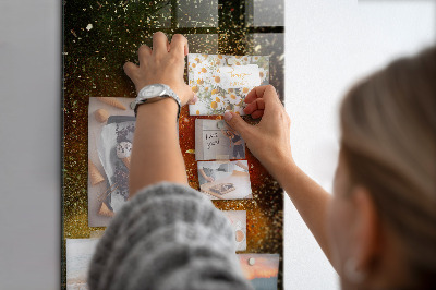 Lousa de vidro magnética Uma explosão de sabor