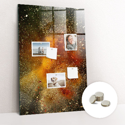 Lousa de vidro magnética Uma explosão de sabor