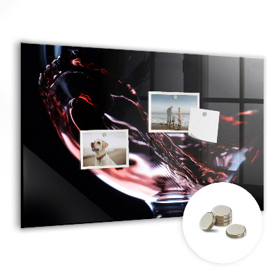 Quadro magnético de parede Taça de vinho