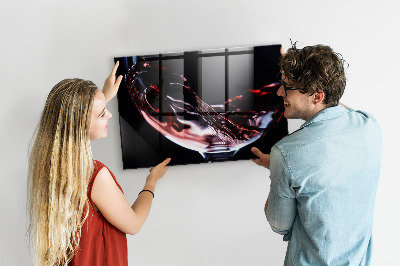 Quadro magnético de parede Taça de vinho