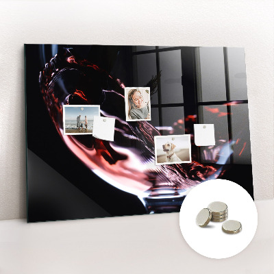 Quadro magnético de parede Taça de vinho