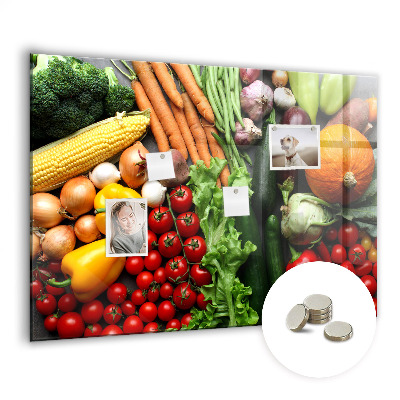 Painel magnético Vegetais frescos