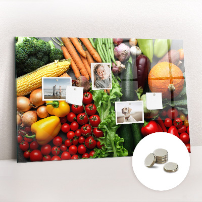 Painel magnético Vegetais frescos