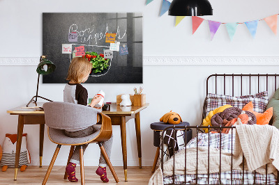 Quadro magnético decorativo Inscrição de bom apetite