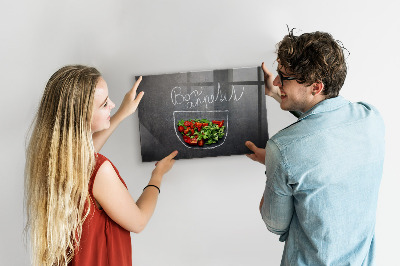 Quadro magnético decorativo Inscrição de bom apetite