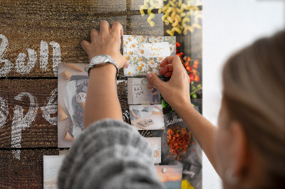 Painel magnético A inscrição bom apetite