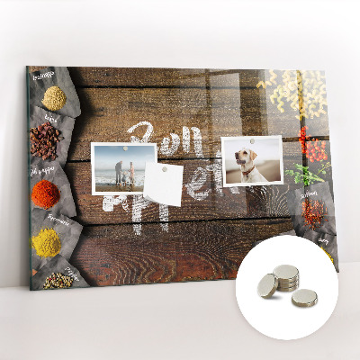 Painel magnético A inscrição bom apetite