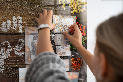 Painel magnético A inscrição bom apetite