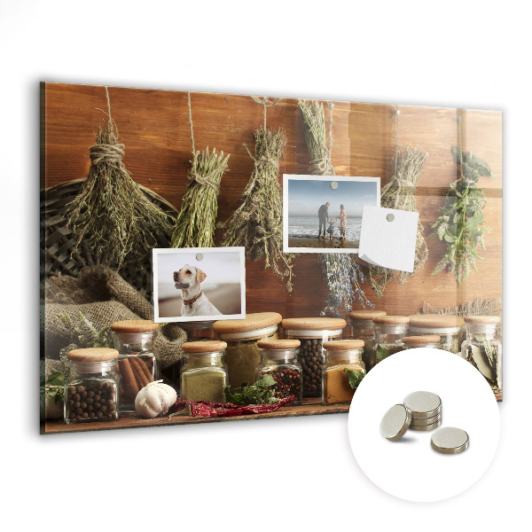 Quadro magnético de parede Especiarias