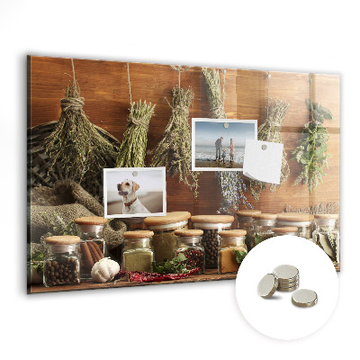 Quadro magnético de parede Especiarias