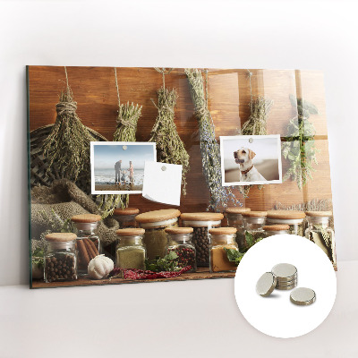 Quadro magnético de parede Especiarias