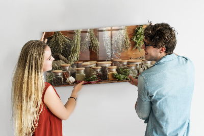 Quadro magnético de parede Especiarias