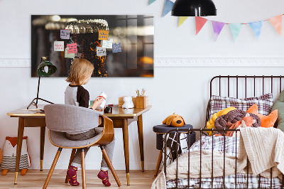 Quadro magnético decorativo Garrafas de vidro