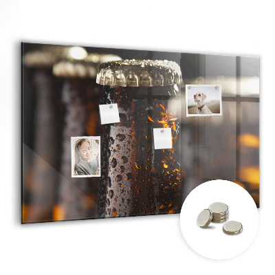 Quadro magnético decorativo Garrafas de vidro