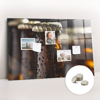 Quadro magnético decorativo Garrafas de vidro