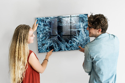 Quadro magnético de parede Parede congelada